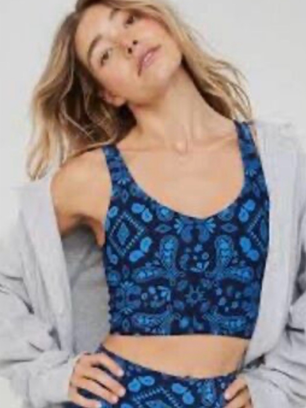 NWT OFFLINE by Aerie Real Me Low Key Longline Sports Bra